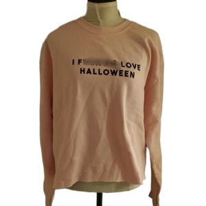 LuluSimonStudio Halloween Graphic Oversized Sweatshirt